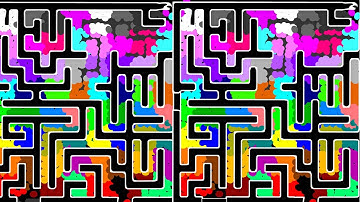 The Amazing 31 Legs Eliminations Marble Race ASRM in Algodoo