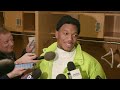 Postgame locker room after Bears win against Falcons | Chicago Bears