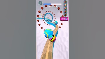 Going Balls - 567 Levels in 55 Seconds! 🏁🏆 #shorts #goingballs