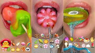POPULAR! ASMR Satisfying  Eating Emoji Food Challenge screenshot 4