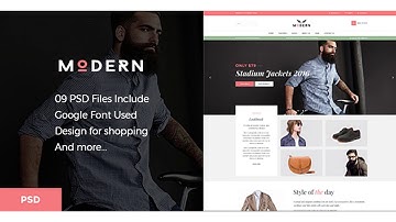 Modern - eCommerce PSD Template | Themeforest Website Templates and Themes
