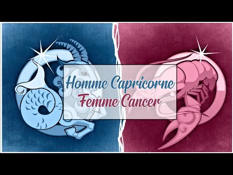 Vidéo: Les capricornes et les cancers sont-ils compatibles ?