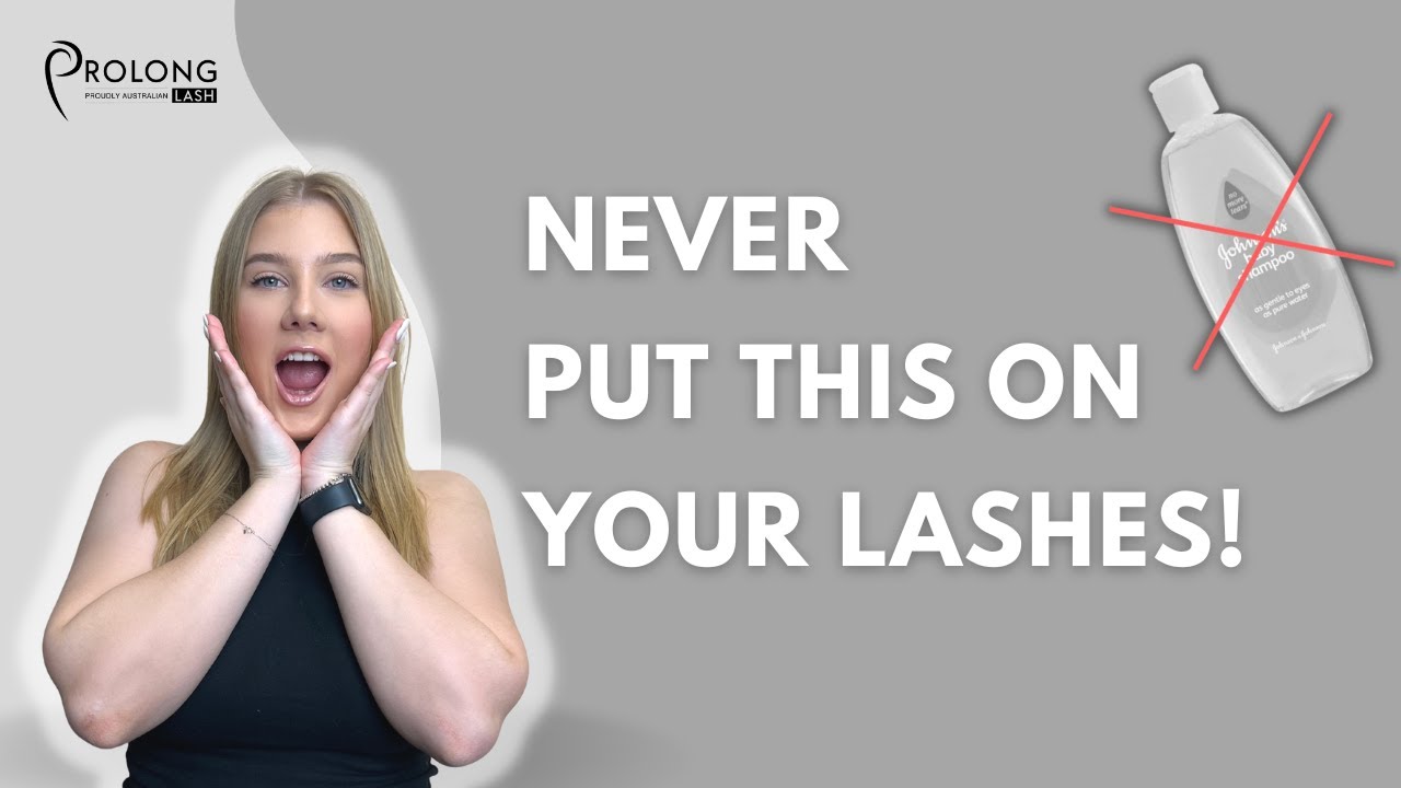Why you should NOT use baby shampoo on your eyelash extensions I