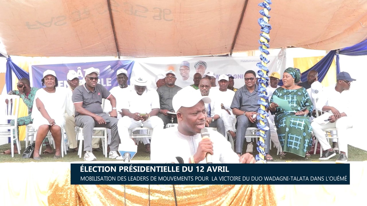 Élection présidentielle du 12 Avril : Mobilisation des leaders de mouvements pour la victoire