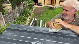 installing insulated roof panel part two