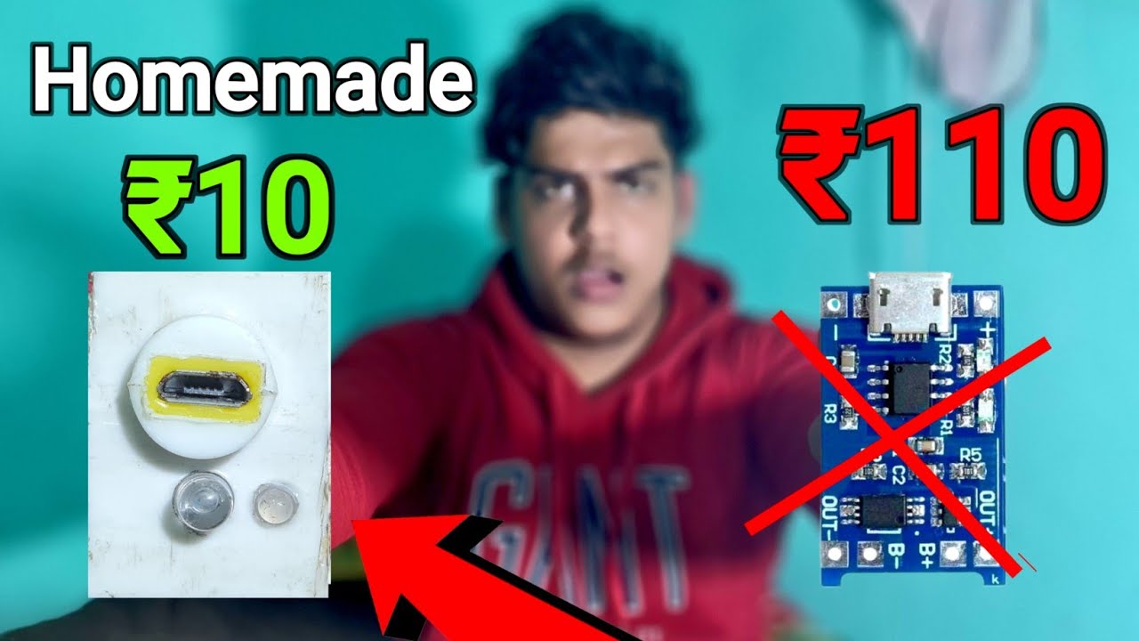 सिर्फ ₹10 में बनाओ 3.7v Battery Charging Module 3.7v Battery charging