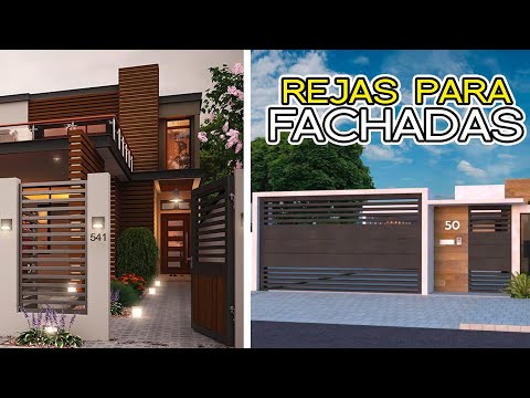 +60 Ideas de REJAS para FACHADAS DE CASAS | Rejas para ventanas y puertas