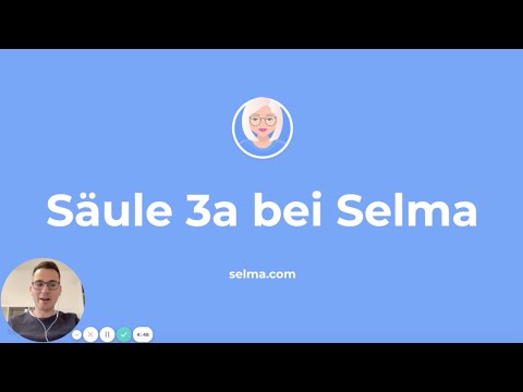 Säule 3a bei Selma Finance