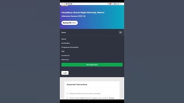 HOW TO CHECK CCSU ADMISSION MARIT LIST UG PG 2025