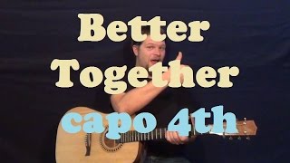 Better Together Jack Johnson Easy Guitar Lesson How to Play Strum Chords Tutorial