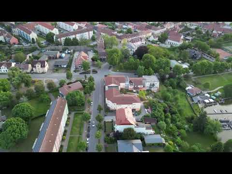 Templin Innenstadt (1) - Drohnenflug in HD