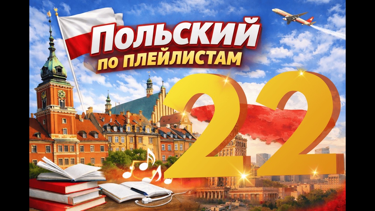 ПОЛЬСКИЙ ПО ПЛЕЙЛИСТАМ. УРОКИ ПОЛЬСКОГО ЯЗЫКА. УРОК 22
