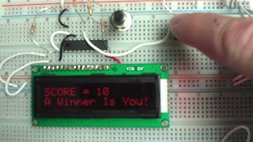 AVR ATtiny2313 Controls a 16x2 LCD as a Counter