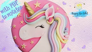 Easy UNICORN cake tutorial | UNICORN cakes 🦄