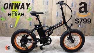 Onway Folding Fat Tire eBike from Amazon | HF-201701D