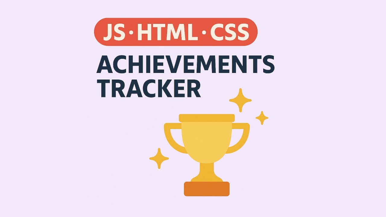 🏆 Building an Achievement Tracker with HTML & CSS - YouTube
