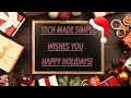 Just a thanks to all of you and a Happy Holiday Season!