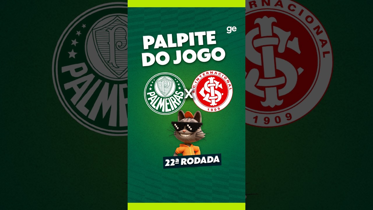 QUEM VAI LEVAR A MELHOR: PALMEIRAS OU INTER? VEJA O PALPITE | #shorts | GATO MESTRE | ge.globo