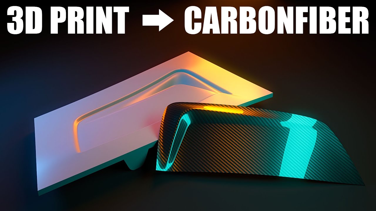 DIY Carbon Fiber Car Part Using 3D Printed Mold (Start to Finish) - YouTube