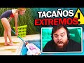 LAVA la ROPA en la PISCINA para AHORRAR - REACCIONANDO A TACAÑOS EXTREMOS