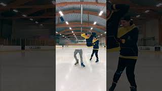 Best Trick on Ice Ever #shorts #iceskating