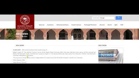 AMU INTENDS TO DECLARE ALL EXAMS RESULT BY 31 AUGUST 2020|| SAID AMU V.C ON INDEPENDENCE DAY SPEECH