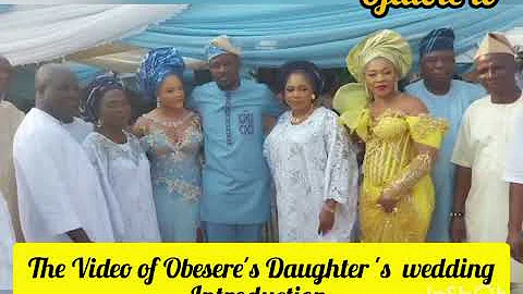 Video From weeding introduction of Obesere's Daughter