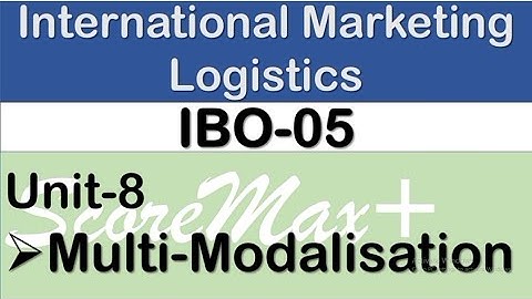 IBO-5 II Unit-8 II Multi-Modalisation II ScoreMax+