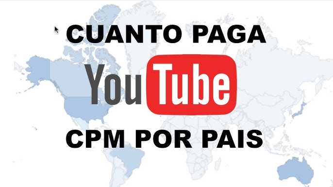 Quais são os países com maiores e menores CPM no  ? 