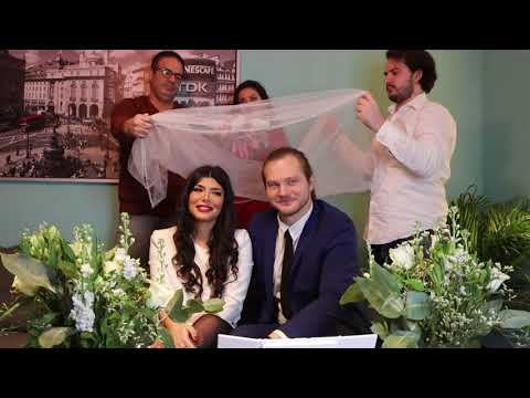 مراسم عقد ایرانی در آلمان در دوران کرونا