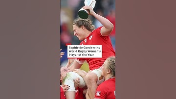 Sophie de Goede wins World Rugby Women’s Player of the Year