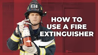 كيفية استخدام مطفأة الحريق