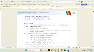 Celebrity New Perspectives Word 365 | Modules 8-10: SAM Capstone Project A Malton Lake Municipality Net Worth