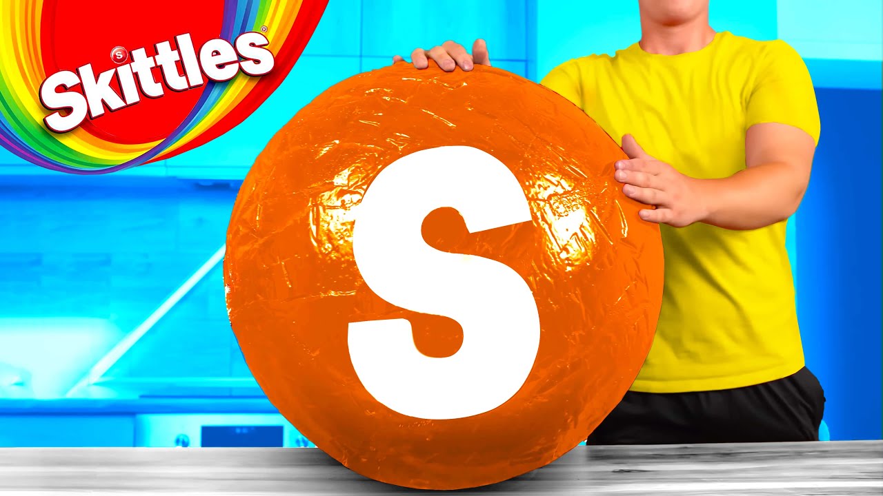 Riesen Skittles | Wie man die weltgrößten DIY Skittles macht von VANZAI