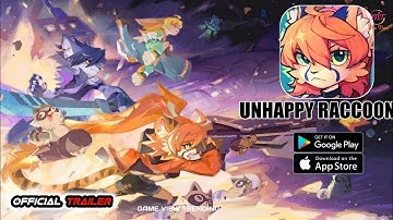 Unhappy Raccoon (Official Trailer) New Android I IOS Roguelike Games Pre Registration