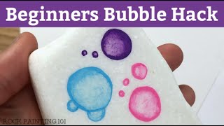 Bubble Hack for Beginners - Painting Bubbles using Paint Pens