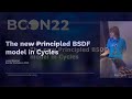 The new Principled BSDF model in Cycles