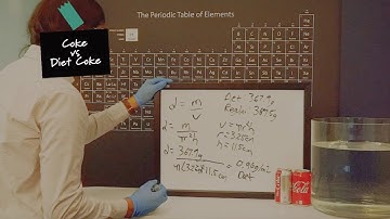 Does a can of Coke sink or float in water? Regular Coke vs. Diet Coke.