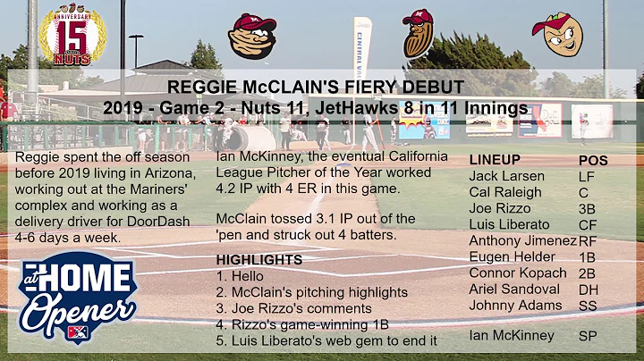 Reggie McClain's Fiery Debut - Game 2 of 2019