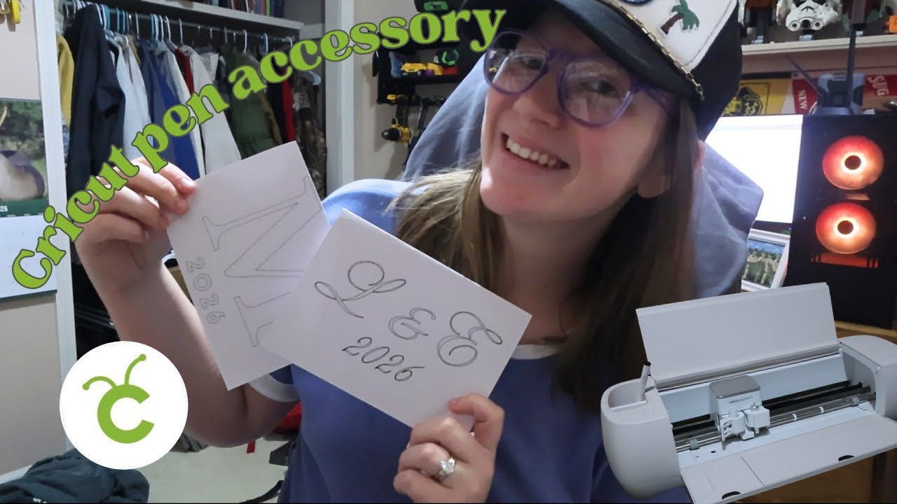 Using my Cricut pen for the FIRST time! - YouTube