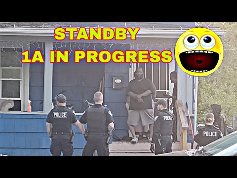 Standby - Man Asserts His Rights and Exercises His First Amendment - South Bend, Indiana 05/10/2025