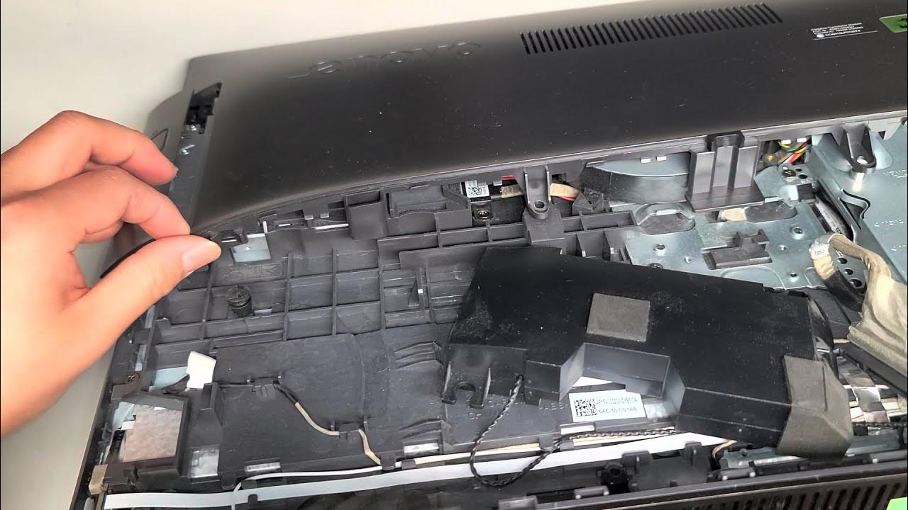 Lenovo IdeaCentre AIO 51023ISH Disassembly RAM SSD Hard Drive Upgrade