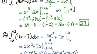 4.4 - Definite Integrals And The F.t.o.c.