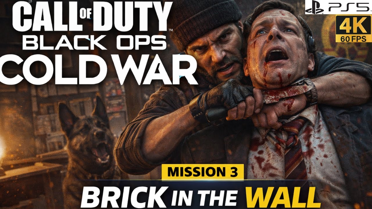 Mission 3 Was BRUTAL 🔥 Brick in the Wall | Black Ops Cold War PS5 Gameplay (4K 60FPS)