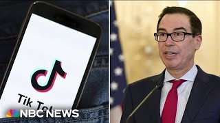 Former Treasury Secy. Mnuchin says he's putting together a group to buy TikTok