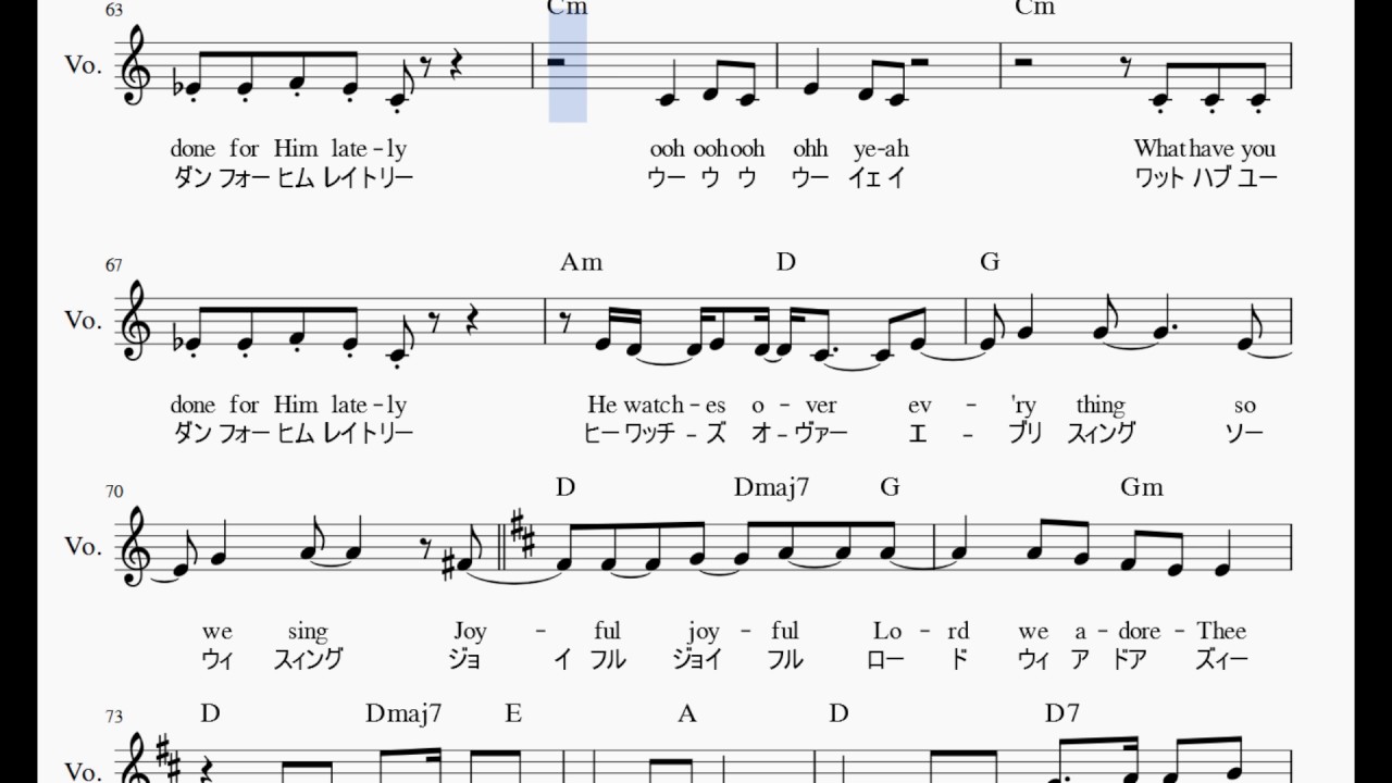 Joyful Joyful Karaoke YouTube