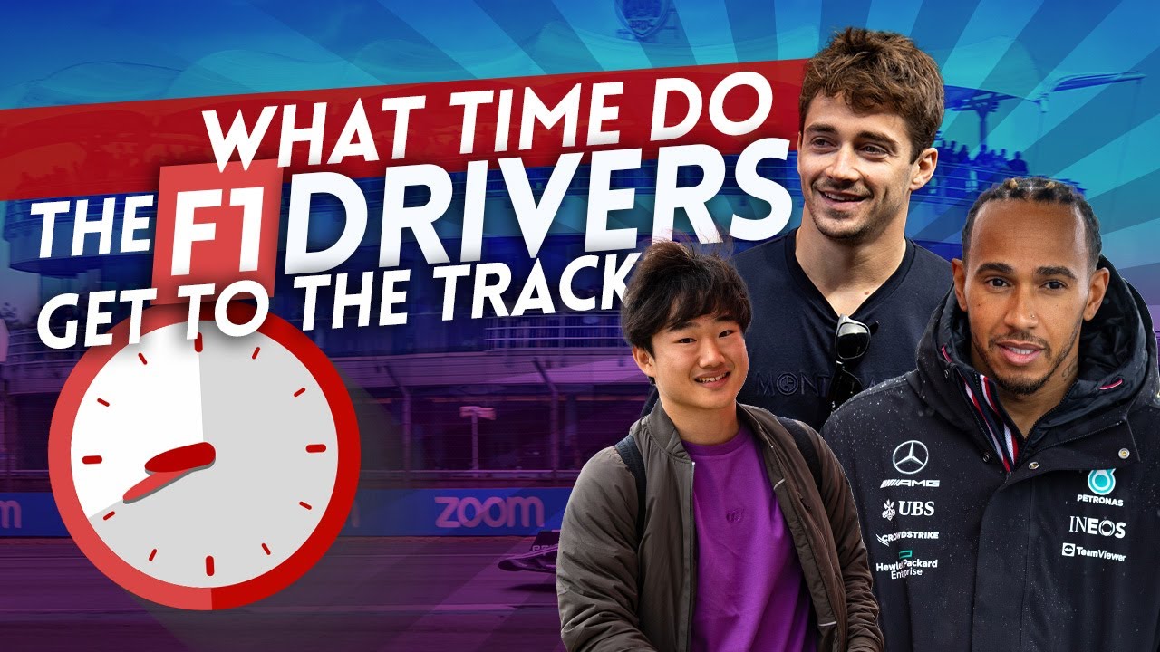 What Time Do The F1 Drivers Get To The Track YouTube