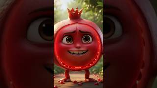 This Fruit Gives Real Energy ⚡ | Talking Pomegranate | 3D AI Animation #shorts