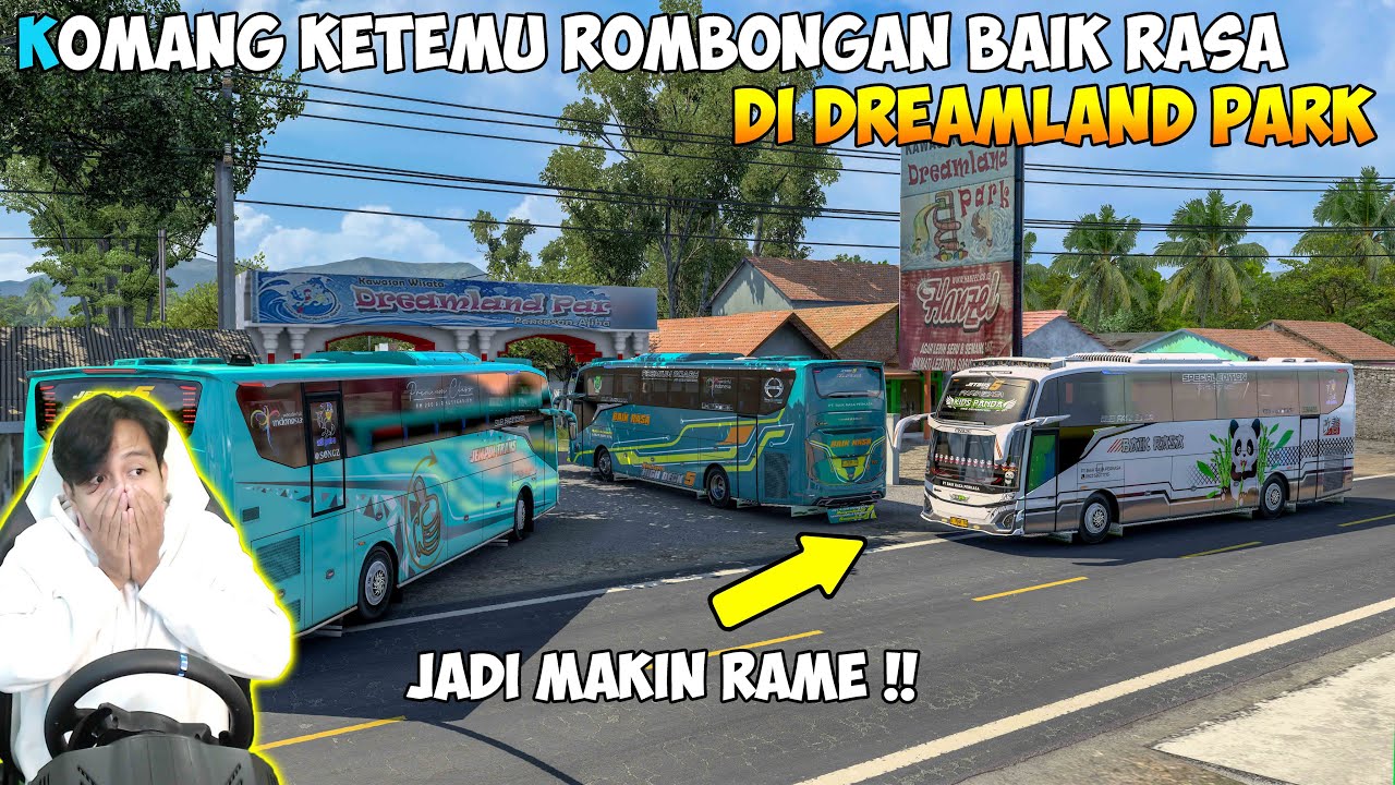 KOMANG KETEMU ROMBONGAN BAIK RASA DI TRIP DREAMLAND PARK AJI BARANG!! JADI MAKIN RAME