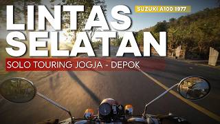 THE JOY OF AN OLD ENGINE ON THE SOUTH COAST, 1977 SUZUKI A100 SOLO TOURING JOGJA - DEPOK